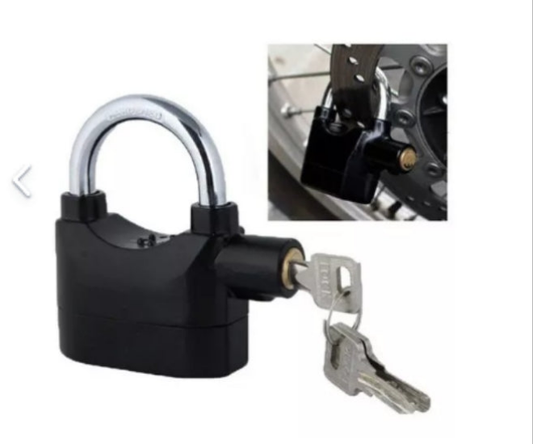CANDADO PARA MOTO CON ALARMA