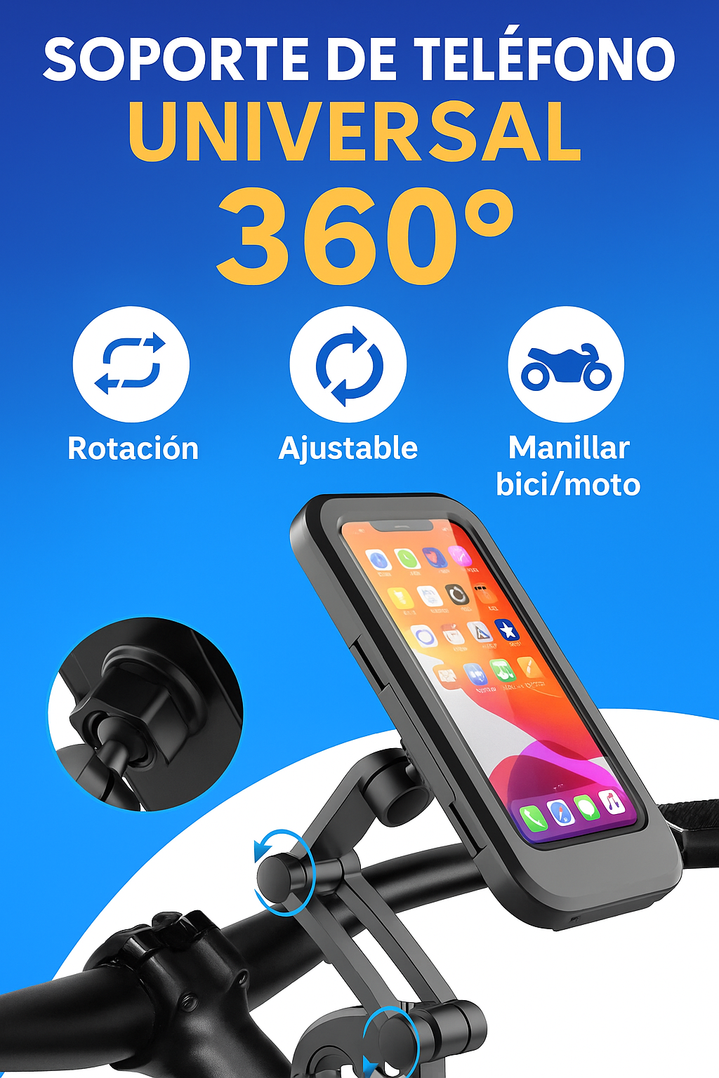 SOPORTE DE TELEFONO 360°