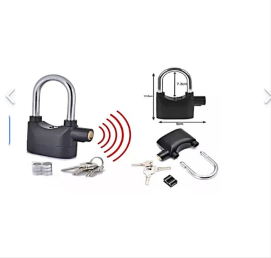 CANDADO PARA MOTO CON ALARMA
