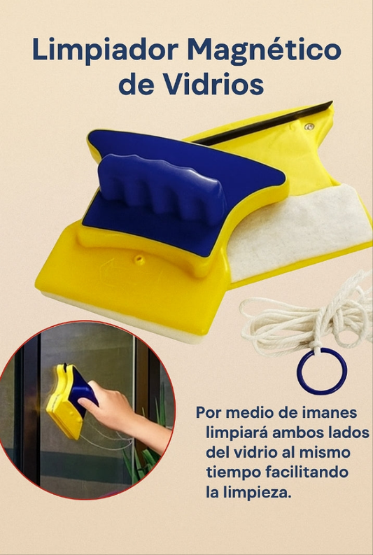 LIMPIADOR DE VIDRIOS MAGNÉTICO