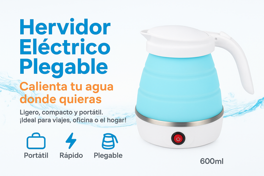 HERVIDOR ELÉCTRICO PLEGABLE PORTÁTIL