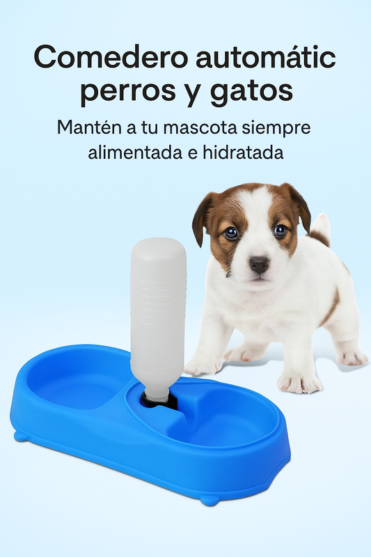 COMEDERO DOBLE DOSIFICADOR DE AGUA